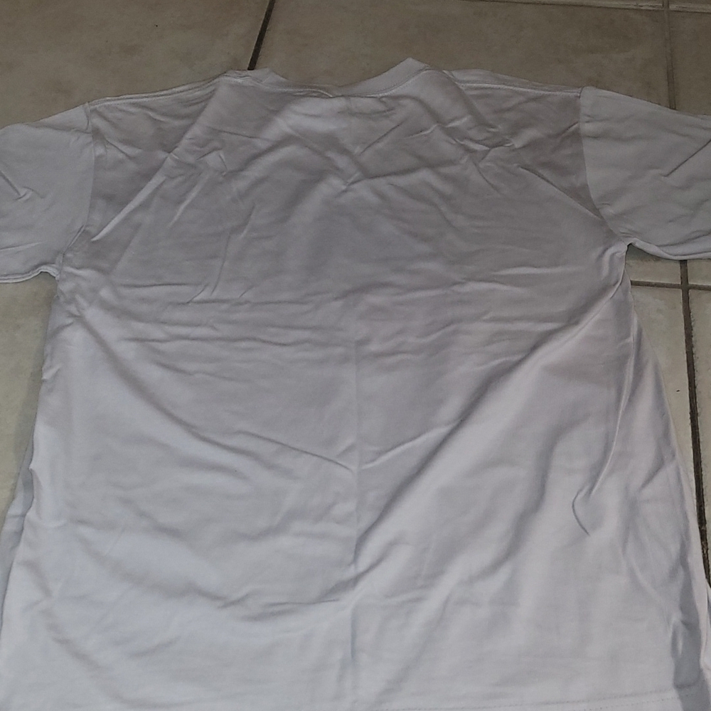Cygnus Boys Beige Blue Viper Snake Tshirt Look Both Ways Before You Cross Me XL - Picture 3 of 3